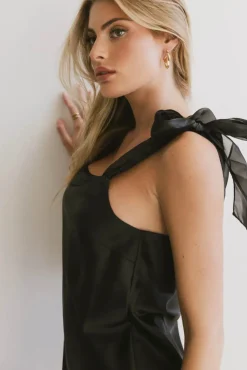 Bohme Adelle Satin Mini Dress
