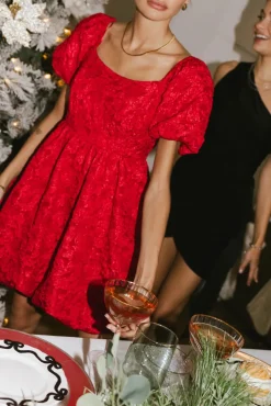 Bohme Aisling Bubble Mini Dress in