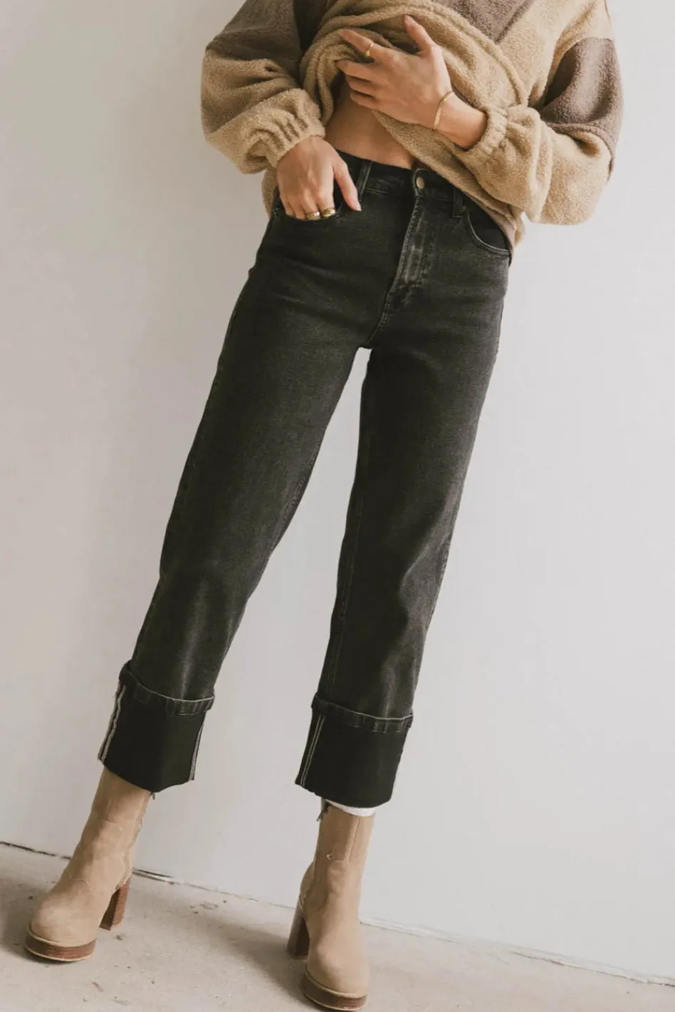 Bohme Alcott Cuffed Straight Leg Jeans