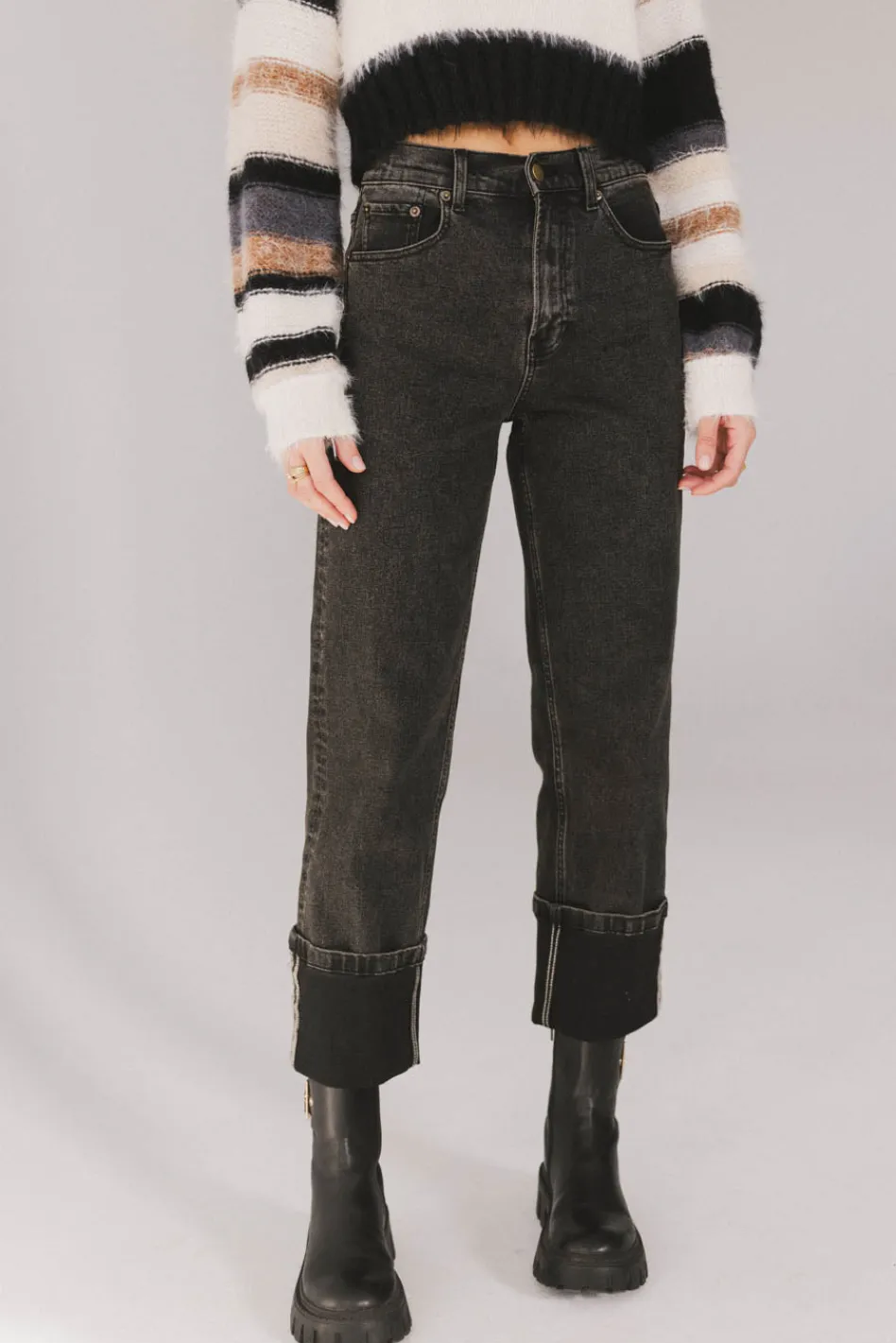 Bohme Alcott Cuffed Straight Leg Jeans
