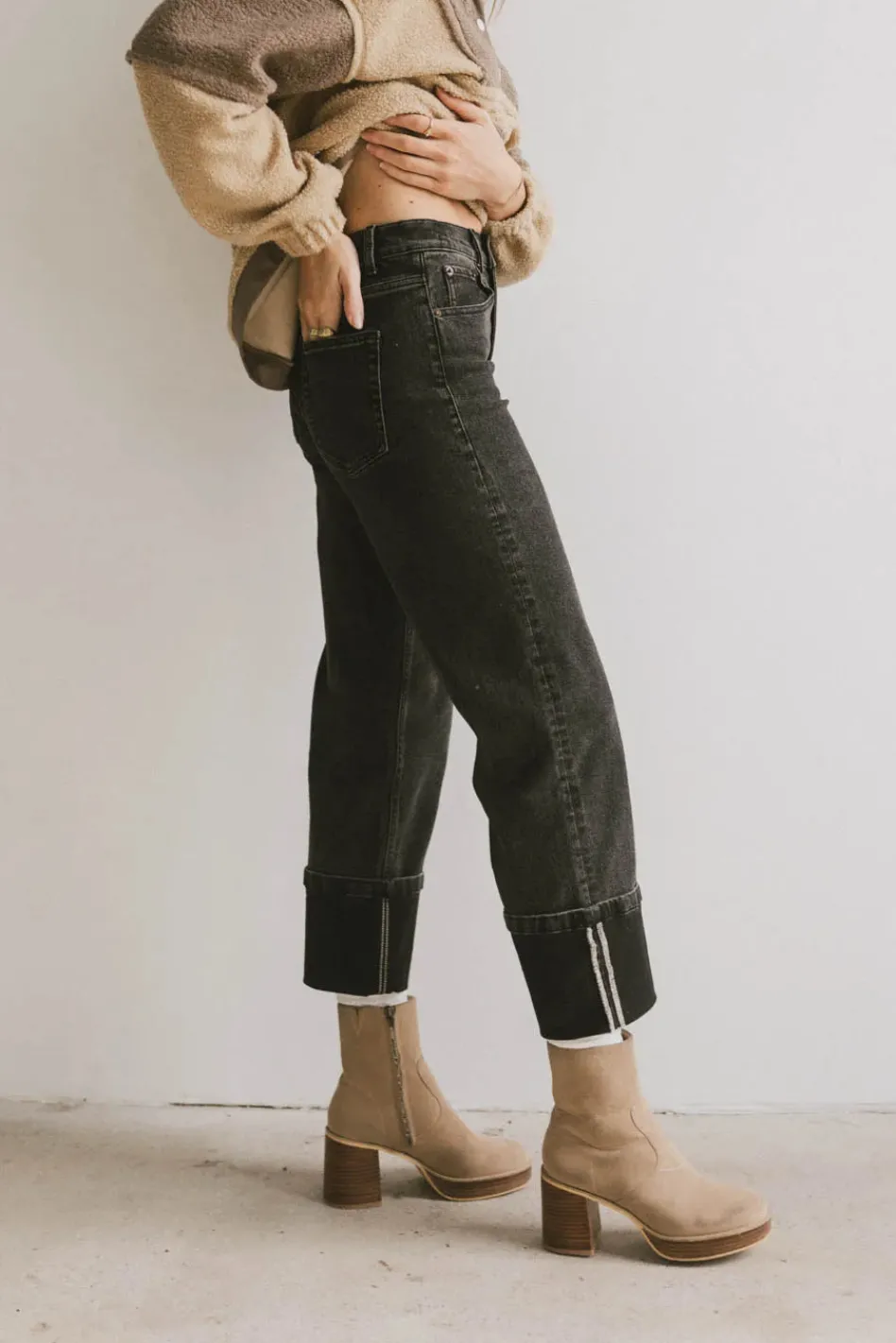 Bohme Alcott Cuffed Straight Leg Jeans