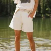 Bohme Alex Colorblock Denim Shorts in - FINAL SALE