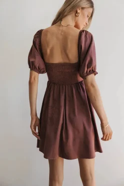 Bohme Alexis Satin Mini Dress in