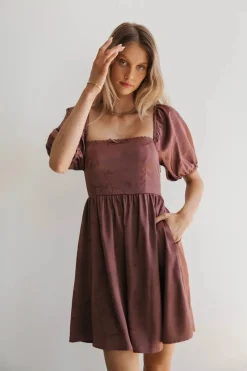 Bohme Alexis Satin Mini Dress in