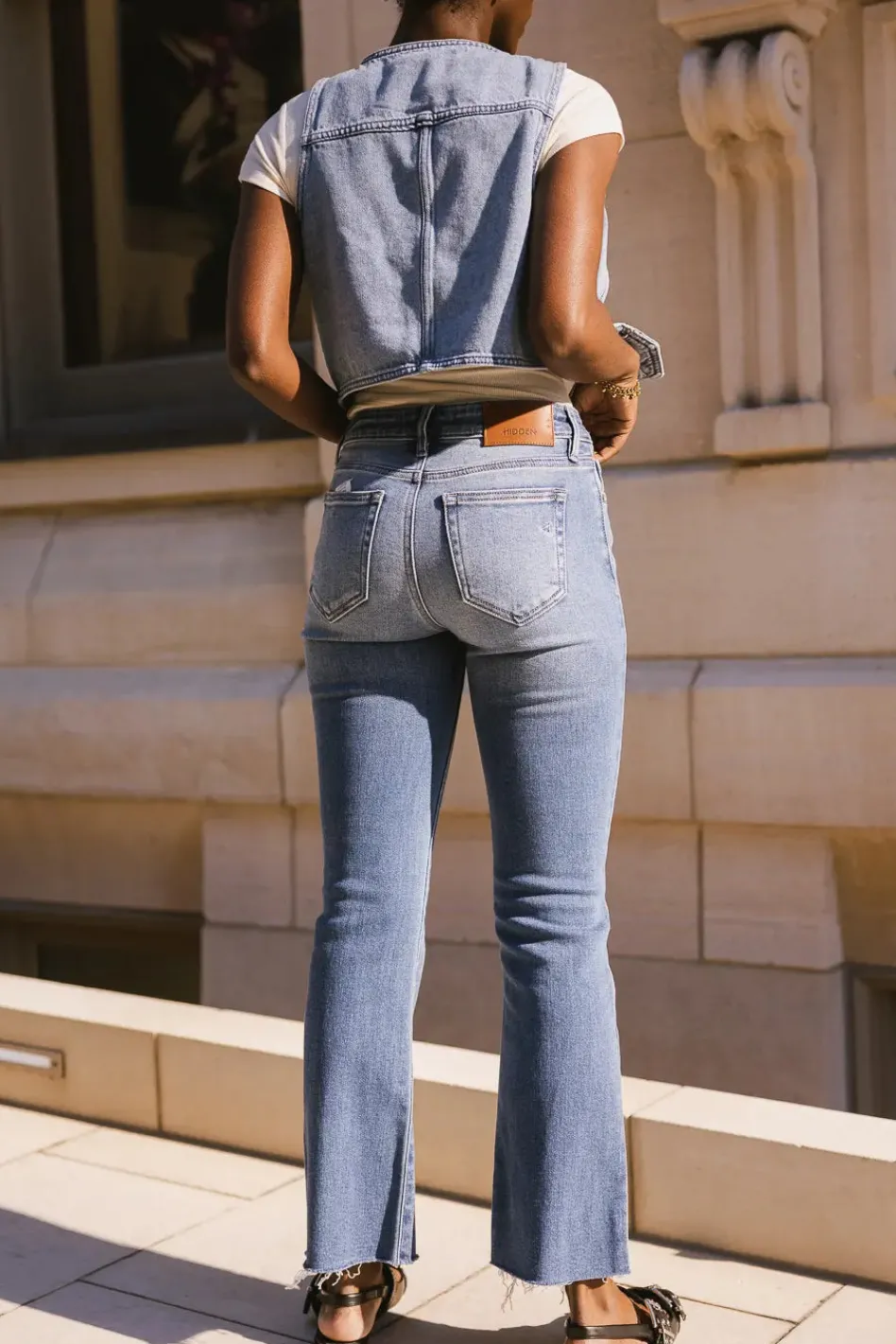 Bohme Allegra Cropped Bootcut Jeans - FINAL SALE
