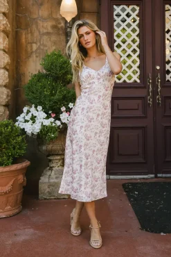 Bohme Althea Floral Midi Dress