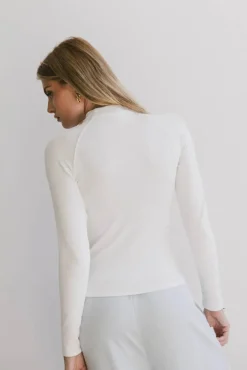 Bohme Amaya Mock Neck Top in