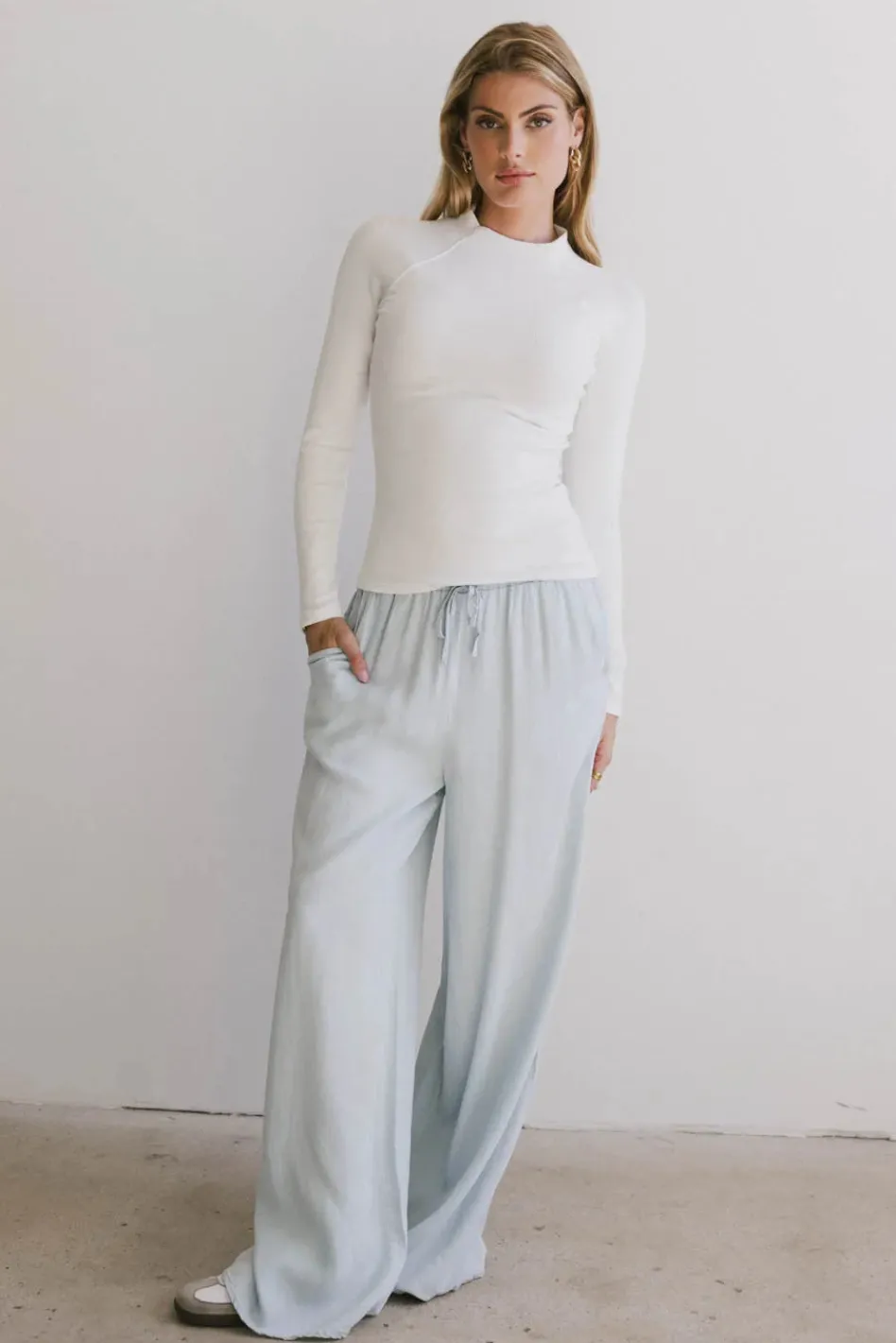 Bohme Amaya Mock Neck Top in
