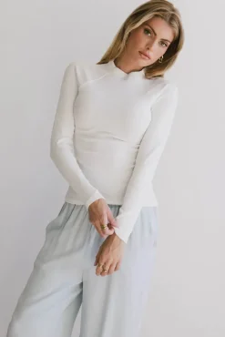 Bohme Amaya Mock Neck Top in