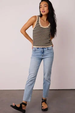 Bohme Amelia Straight Leg Jeans in Light Wash - FINAL SALE