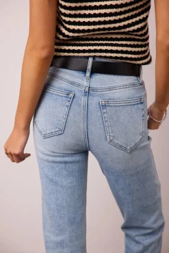 Bohme Amelia Straight Leg Jeans in Light Wash - FINAL SALE
