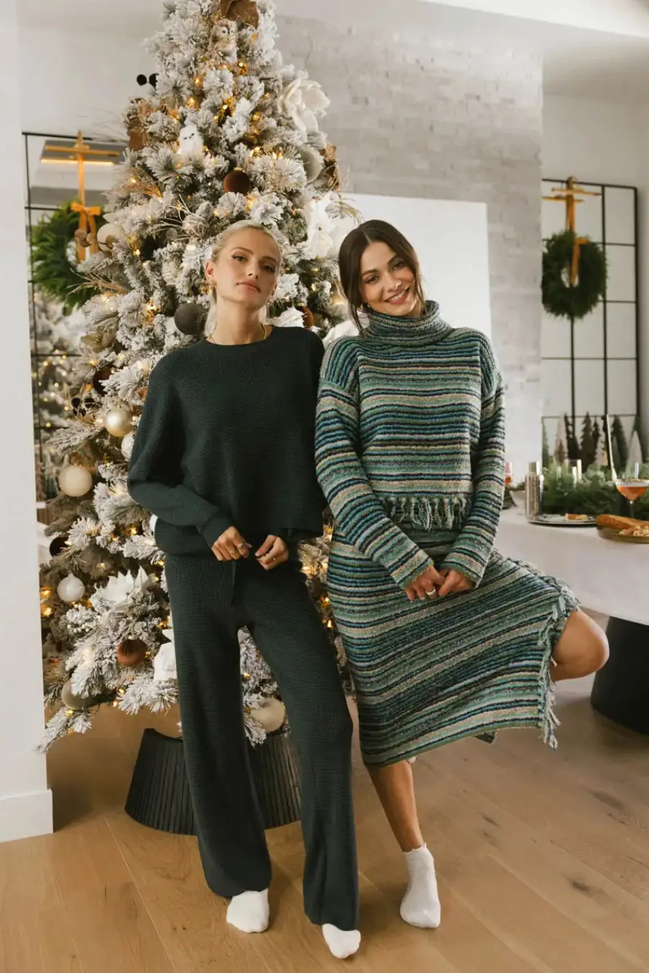Bohme Amelia Striped Knit Skirt