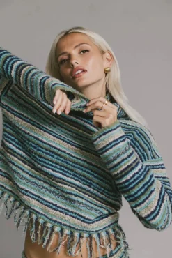 Bohme Amelia Striped Knit Sweater