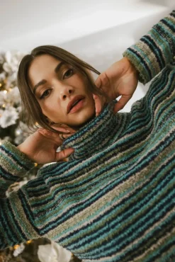 Bohme Amelia Striped Knit Sweater