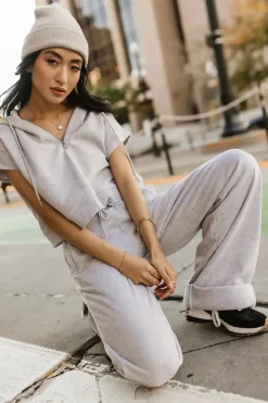 Bohme Amy Cropped Sleeveless Hoodie in - FINAL SALE