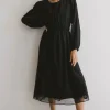Bohme Andee Embroidered Midi Dress in