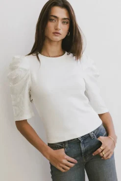 Bohme Andrea Mixed Media Top in
