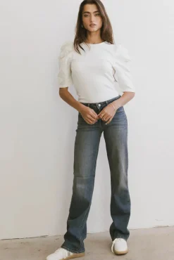 Bohme Andrea Mixed Media Top in
