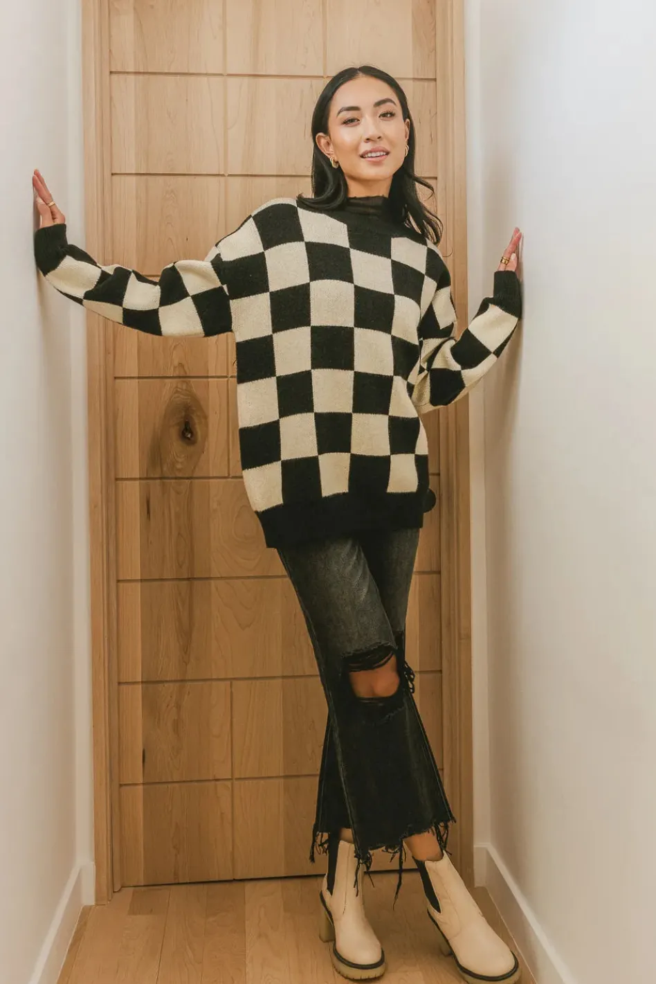 Bohme Angela Checkered Sweater in