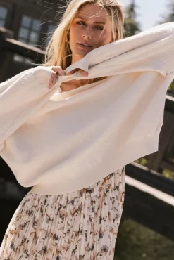 Bohme Annaleah Textured Sweatshirt in