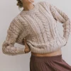 Bohme Annie Cable Knit Sweater in