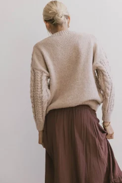 Bohme Annie Cable Knit Sweater in
