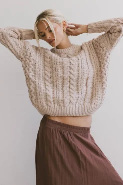 Bohme Annie Cable Knit Sweater in