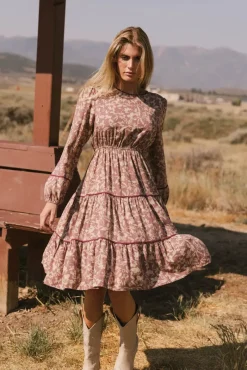 Bohme Arabella Floral Midi Dress