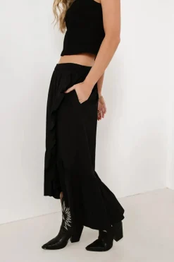 Bohme Arabella Maxi Skirt in Black