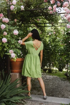 Bohme Aria Eyelet Lace Mini in - FINAL SALE