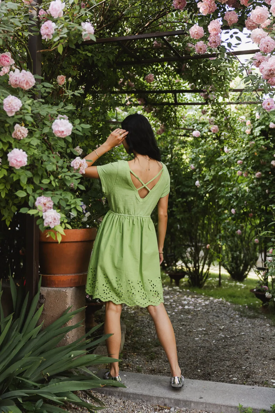 Bohme Aria Eyelet Lace Mini in - FINAL SALE
