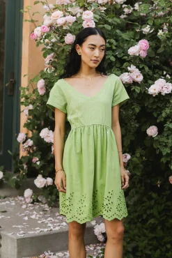 Bohme Aria Eyelet Lace Mini in - FINAL SALE