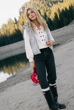 Bohme Audren Quilted Denim Vest