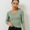 Bohme Audrey Ribbed Top in - FINAL SALE