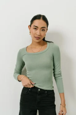 Bohme Audrey Ribbed Top in - FINAL SALE