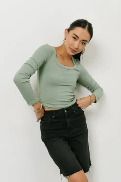 Bohme Audrey Ribbed Top in - FINAL SALE