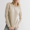 Bohme August Striped Ribbed Top