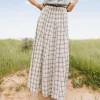 Bohme Avril Plaid Maxi Skirt