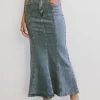 Bohme Azzy Denim Mermaid Skirt