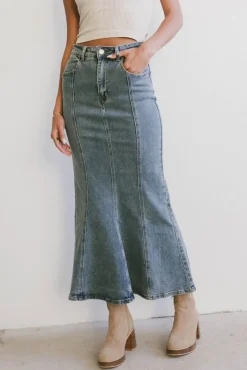 Bohme Azzy Denim Mermaid Skirt