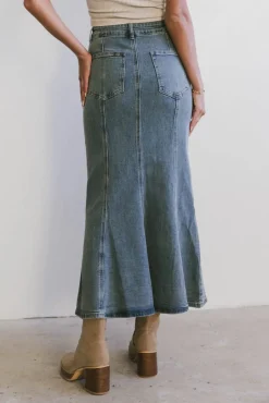 Bohme Azzy Denim Mermaid Skirt