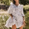 Bohme Bailey Floral Babydoll Dress