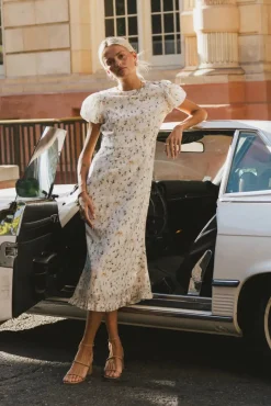 Bohme Beem Floral Midi Dress