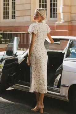 Bohme Beem Floral Midi Dress
