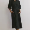 Bohme Belen Midi Dress in Dark