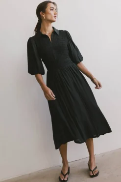 Bohme Belen Midi Dress in Dark