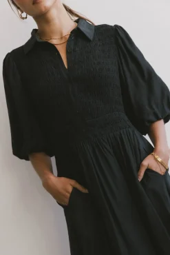 Bohme Belen Midi Dress in Dark