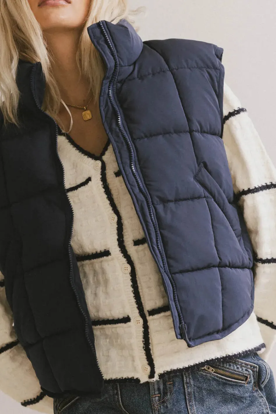 Bohme Bellese Quilted Puffer Vest in