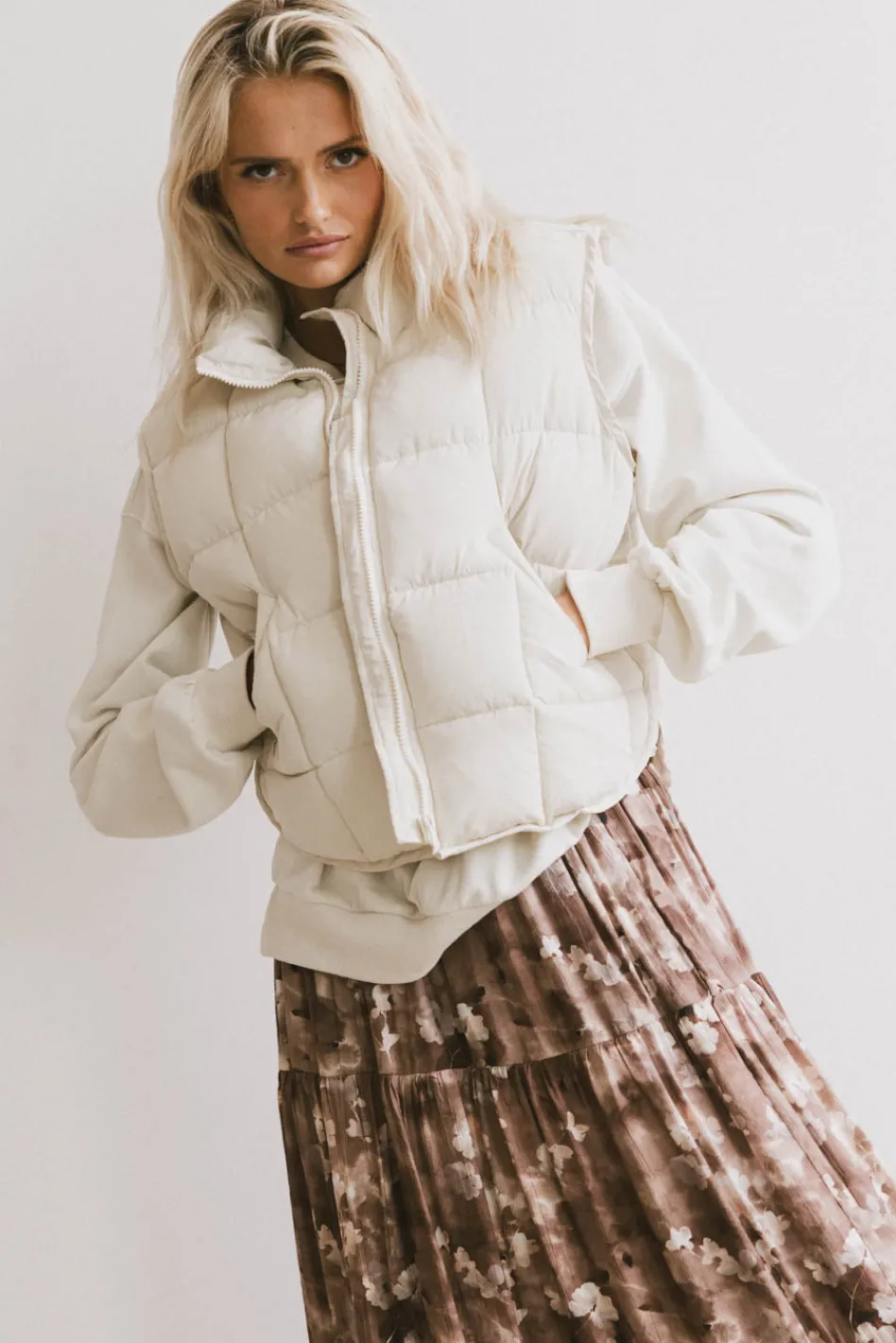 Bohme Bellese Quilted Puffer Vest in