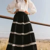 Bohme Betsie Lace Trim Maxi Skirt